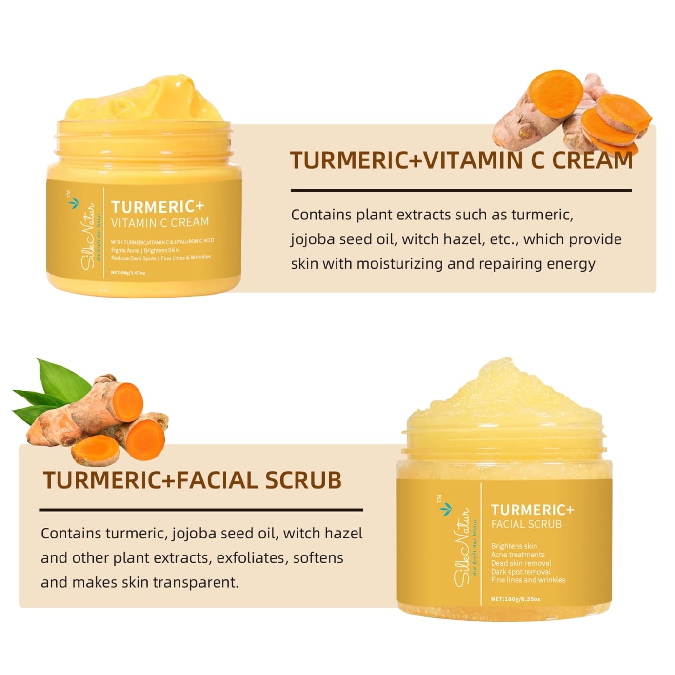 SilkNatur™ Turmeric+ Hautpflege-Set